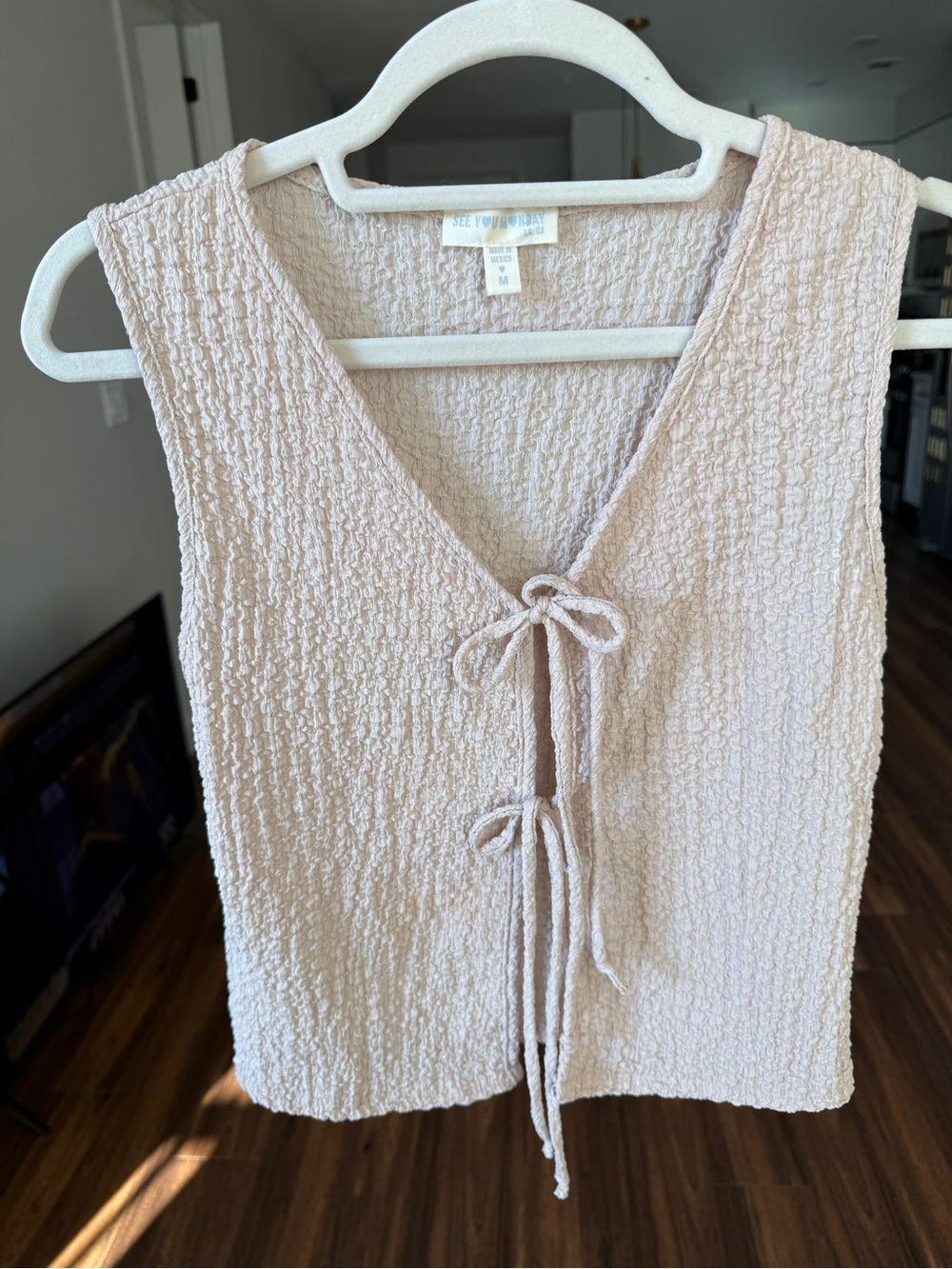 Nude Bow Top